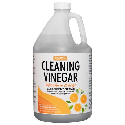 Harris Cleaning Vinegar, Mandarin Orange, All Purpose Household Surface Cleaner, 128 oz. Not overpowering
