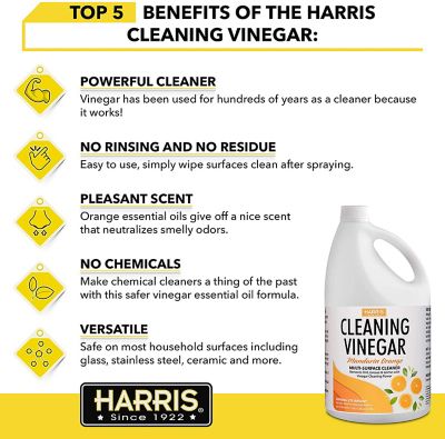 Image showing  128 oz. Cleaning Vinegar Mandarin Orange Scented All-Purpose Household Surface Cleaner