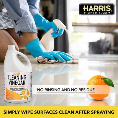 Image showing 5 th Harris 128 oz. Cleaning Vinegar Mandarin Orange Scented All-Purpose Household Surface Cleaner