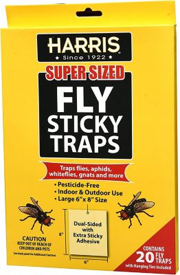 Harris Super Sized Sticky Fly Traps, 20 pk.