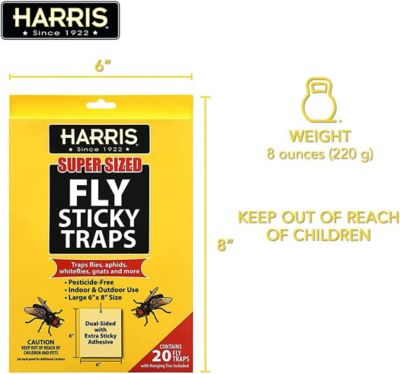 Image showing 6 th Harris Super Sized Sticky Fly Traps, 20-Pack
