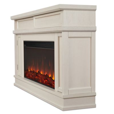 Image showing  60.125 in. Torrey Landscape Electric Fireplace, Bone White