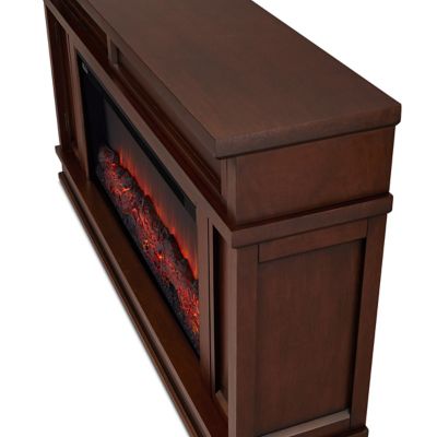 Image showing  60.125 in. Torrey Landscape Electric Fireplace, Dark Walnut