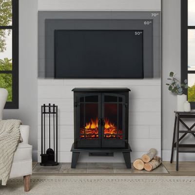 Image showing  Electric Indoor Foster Stove Fireplace, 25 in.