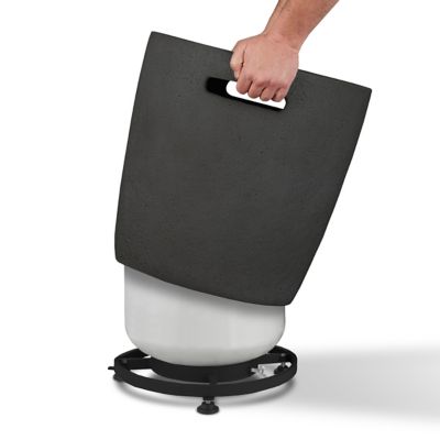 Image showing  20 lb. Riverside Propane Tank Cover, Shale