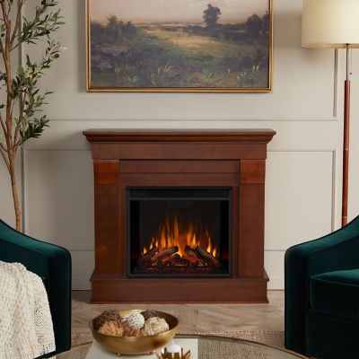 Real Flame 40.9 in. Chateau Electric Fireplace in Espresso