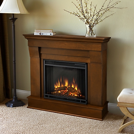 Real Flame 40.9 in. Chateau Electric Fireplace in Espresso