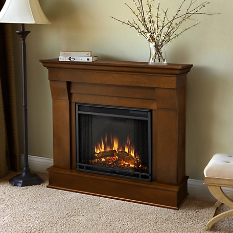 Real Flame 40.9 in. Chateau Electric Fireplace in Espresso