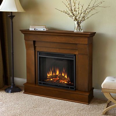 Image showing  Electric Indoor Chateau Fireplace, 40.9 in., Espresso