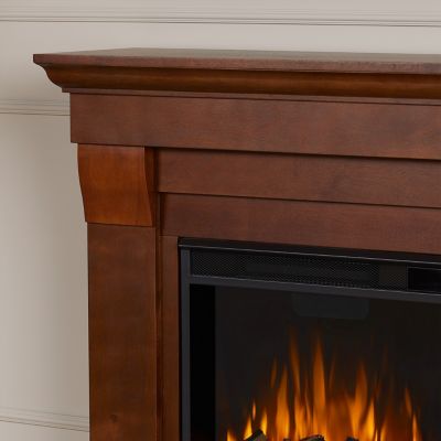 Image showing 5 th Real Flame Electric Indoor Chateau Fireplace, 40.9 in., Espresso