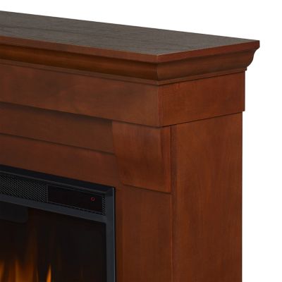 Image showing 6 th Real Flame Electric Indoor Chateau Fireplace, 40.9 in., Espresso