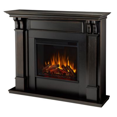 Image showing  48.03 in. Ashley Indoor Electric Fireplace in Blackwash