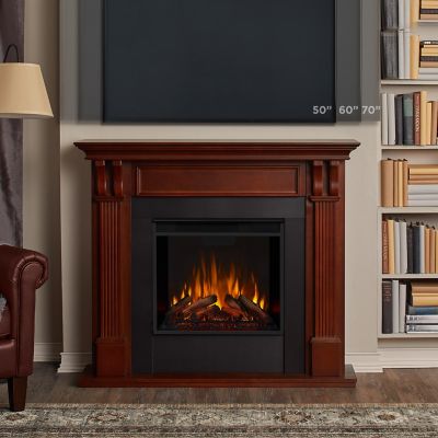 Image showing  Electric Indoor Ashley Fireplace, 48.03 in., Mahogany