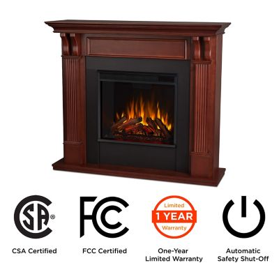Image showing  Electric Indoor Ashley Fireplace, 48.03 in., Mahogany