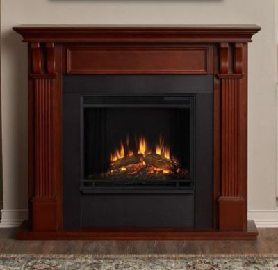 Image showing  Electric Indoor Ashley Fireplace, 48.03 in., White