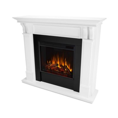 Image showing 7 th Real Flame Electric Indoor Ashley Fireplace, 48.03 in., White