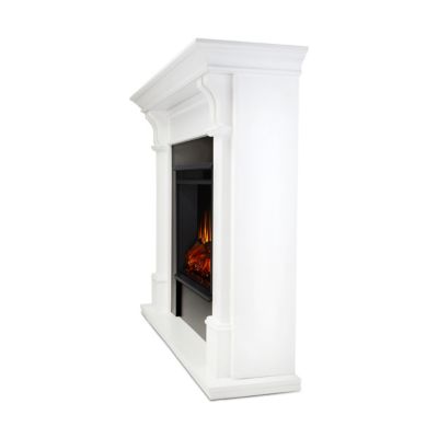 Image showing 8 th Real Flame Electric Indoor Ashley Fireplace, 48.03 in., White