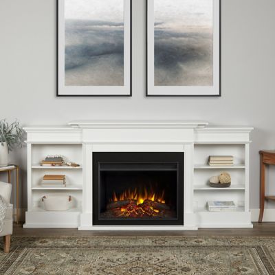 Real Flame 92 in. Ashton Grand Media Electric Fireplace