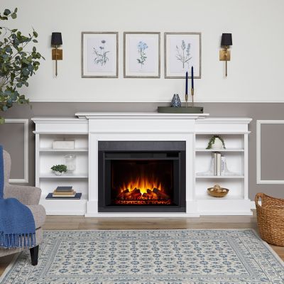 Real Flame 92 in. Ashton Grand Media Electric Fireplace