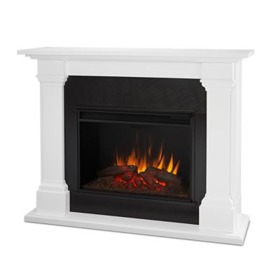 Real Flame 63 in. Callaway Grand Electric Fireplace, White