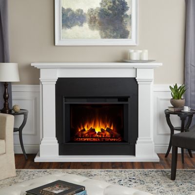 Real Flame 63 in. Callaway Grand Electric Fireplace, White