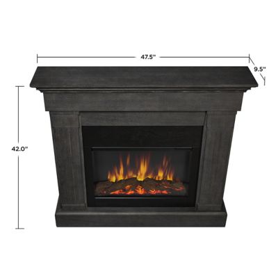 Image showing  47.4 in. Crawford Electric Fireplace in Gray
