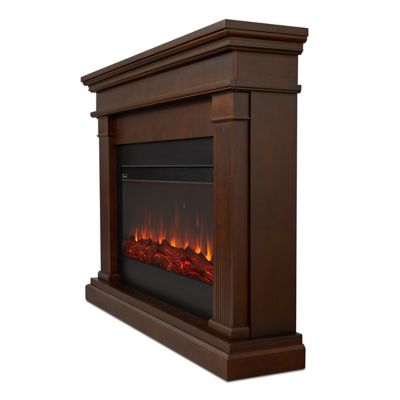 Image showing  58.5 in. Beau Landscape Electric Fireplace in Dark Walnut