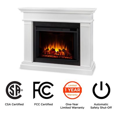 Image showing  55.5 in. Electric Centennial Grand Fireplace, White