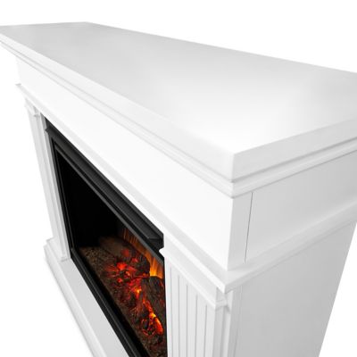 Image showing  55.5 in. Electric Centennial Grand Fireplace, White