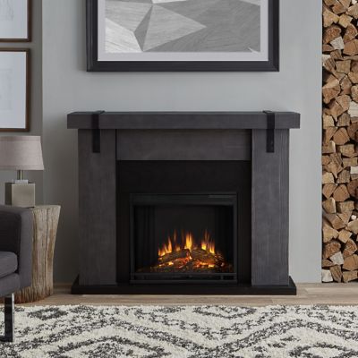 Real Flame 48.5 in. Aspen Electric Fireplace in Gray Barnwood