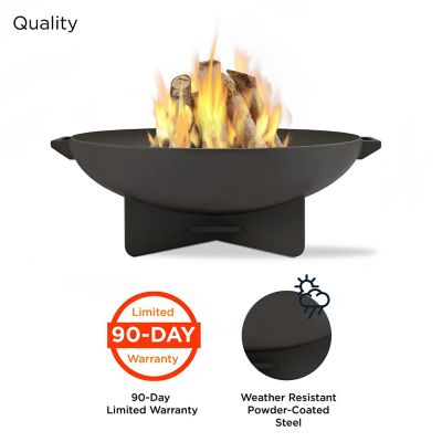 Image showing  31.75 in. Anson Wood-Burning Fire Bowl, Gray