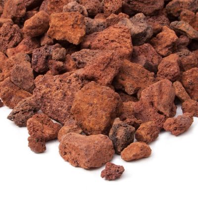 Real Flame Red Lava Rock Filler