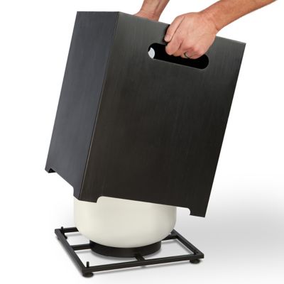 Real Flame 20 lb. Lanesboro Tank Cover, Gray