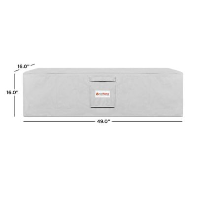 Image showing  Lanesboro/Ledgestone Rectangular Gas Fire Table Protective Cover