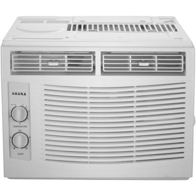 5,000 BTU 115V Window-Mounted Air Conditioner with Mechanical Controls - Amana AMAP050CW
