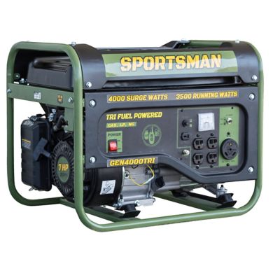 Image showing  4,000/3,500-Watt Tri-Fuel Portable Generator