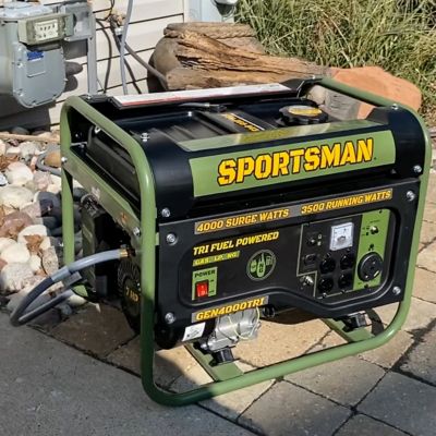 Image showing 6 th Sportsman 4,000/3,500-Watt Tri-Fuel Portable Generator