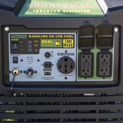 Image showing  8,750/7,000-Watt Dual-Fuel Digital Inverter Portable Generator