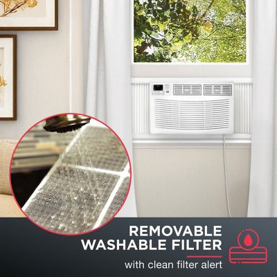Image showing  115V Window-Mounted Air Conditioner with Remote Control, 250 sq. ft., 6,000 BTUs, AMAP061CW
