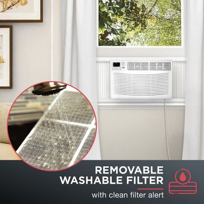 Image showing  8,000 BTU 115V Window-Mounted Air Conditioner with Remote Control, AMAP081CW