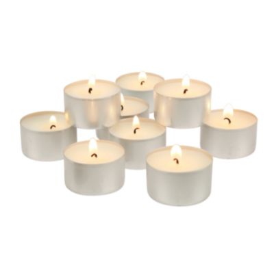 Image showing  Unscented Tea Light Candles, 6-7 Hour Burn Time, 200-Pack