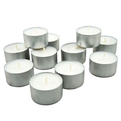 Image showing  Unscented Tea Light Candles, 100-Pack