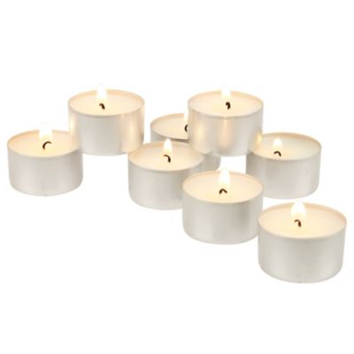Image showing  Unscented Tea Light Candles, 100-Pack