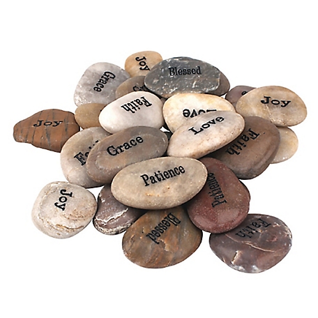Stonebriar Collection Inspirational Polished River Stones, 25 pc.