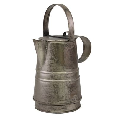 Stonebriar Collection 2 Liter Decorative Vintage Metal Handle and Lid Drinking Pitcher, SB-5644A