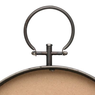 Image showing  Decorative Antique Metal Frame Wall Mirror, 21 in., , SB-5982M