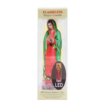 Image showing  Virgin of Guadalupe LED Prayer Candle with Timer