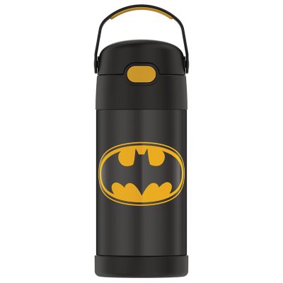 Thermos 12 oz. FUNtainer Vacuum-Insulated Licensed Batman Stainless Steel Water Bottle