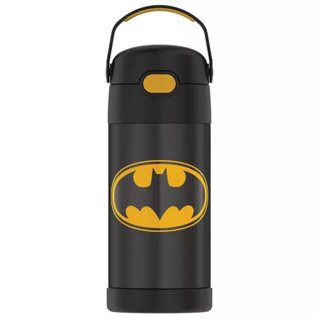 12 ounce thermos FUNtainer Vacuum Insulated Batman Stainless Steel Water Bottle Tumblers