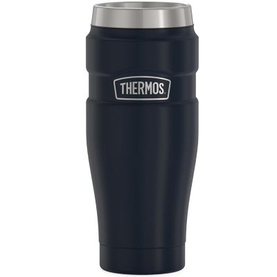 Thermos 16-oz. Matte Stainless Steel Travel Mug, Silver